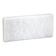 3M Doodlebug Scrub Pad, 4.6 x 10, White, PK20 8440